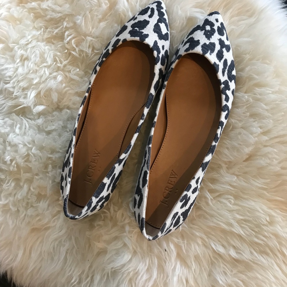 ✨J. Crew Cheetah Flats✨